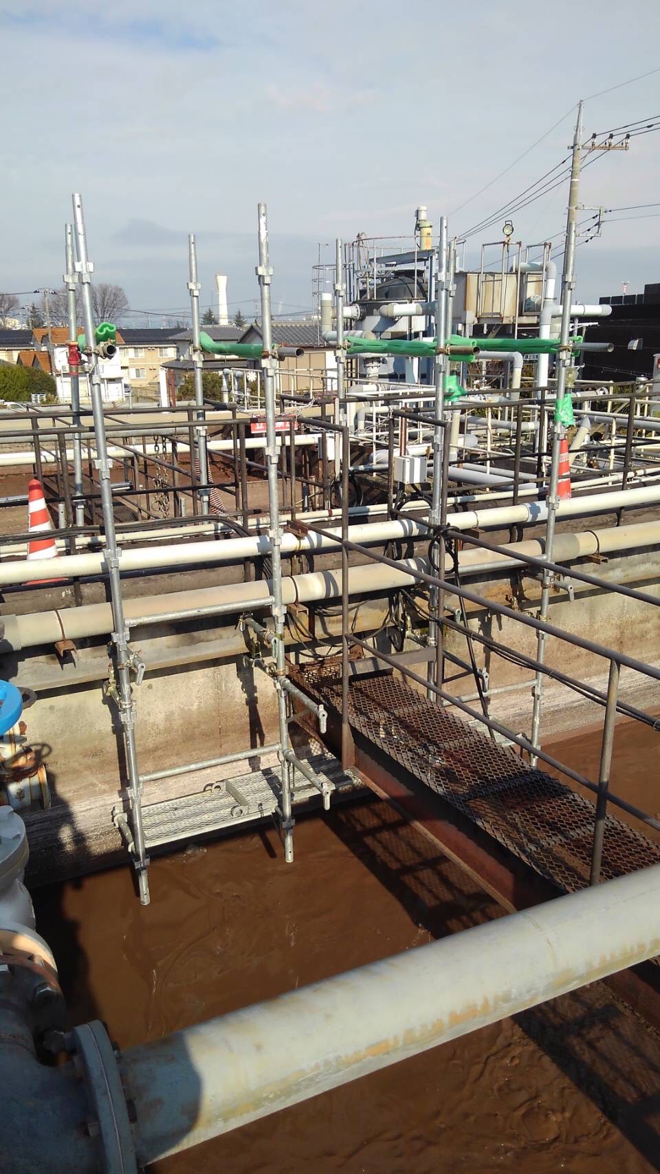 プラント　特殊足場